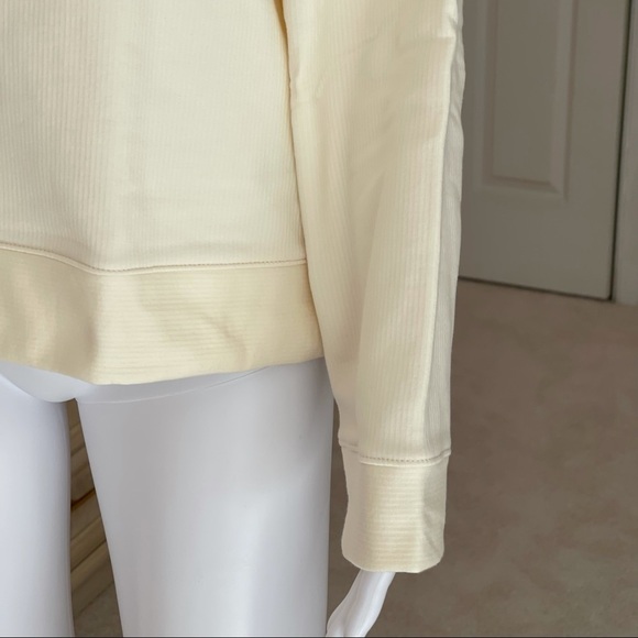 Madewell Ribbed Funnelneck Sweatshirt size Large - Picture 6 of 12